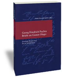 Vorderes Coverbild Georg Friedrich Puchta: Briefe an Gustav Hugo