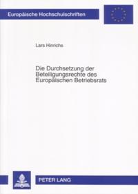 Vorderes Coverbild Die Durchsetzung der Beteiligungsrechte des Europäischen Betriebsrats
