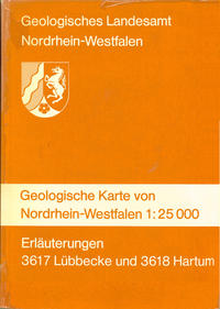 Vorderes Coverbild Geologische Karten von Nordrhein-Westfalen 1:25000 / Lübbecke / Hartum