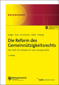 Vorderes Coverbild Die Reform des Gemeinnützigkeitsrechts