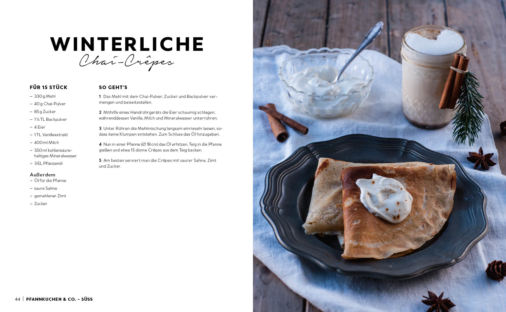 Beispielinhalt (Bild) Genussmomente: Waffeln & Pfannkuchen