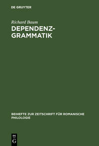 Vorderes Coverbild Dependenzgrammatik