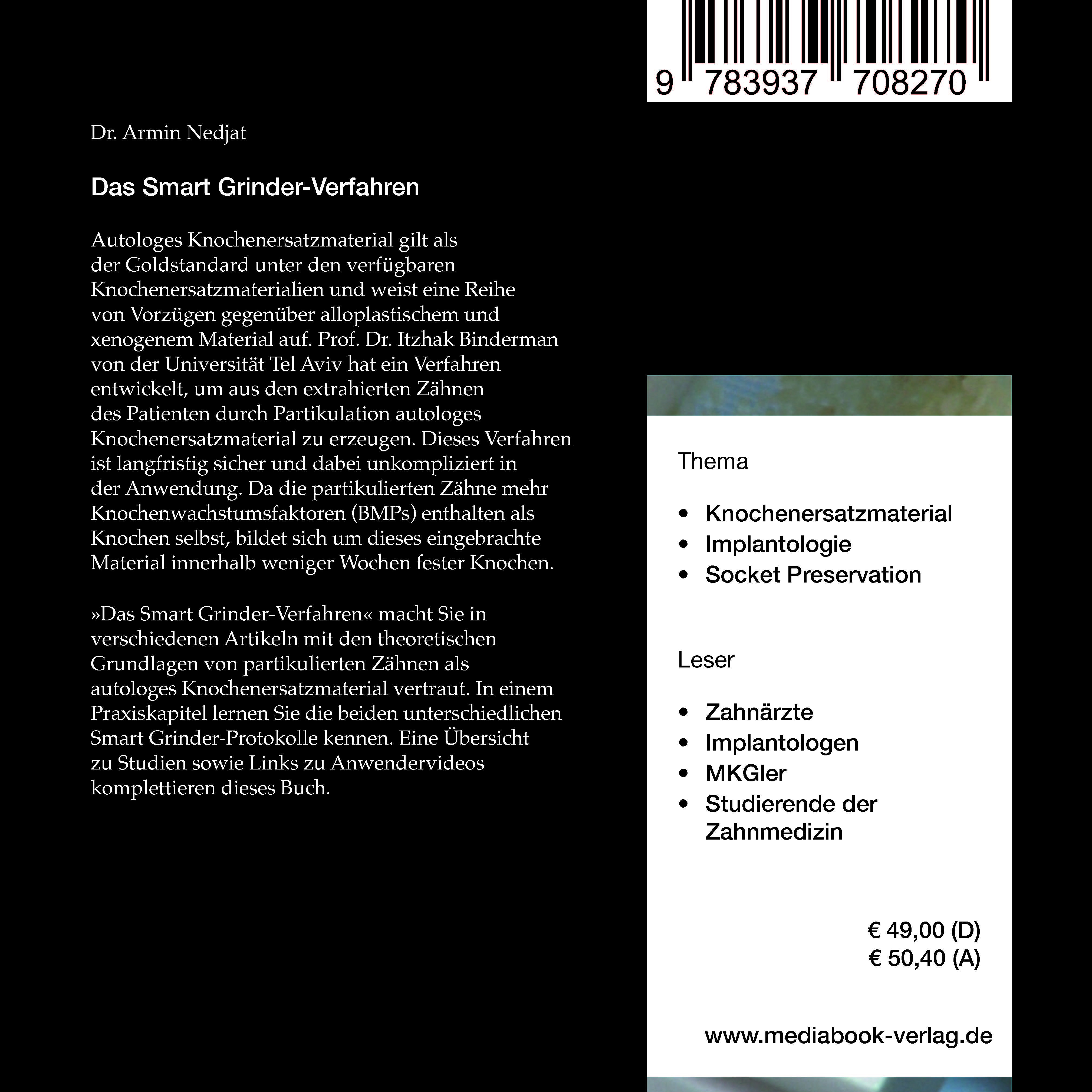 Rückseitencover Das Smart Grinder-Verfahren