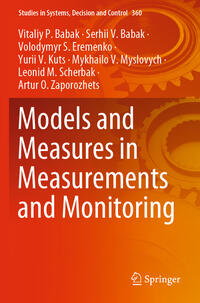 Vorderes Coverbild Models and Measures in Measurements and Monitoring