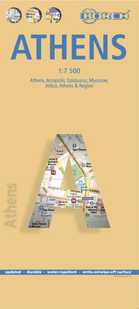 Vorderes Coverbild Athens, Athen, Borch Map