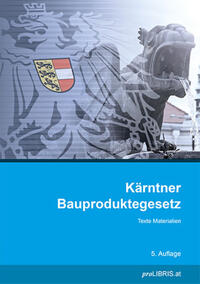 Vorderes Coverbild Kärntner Bauproduktegesetz