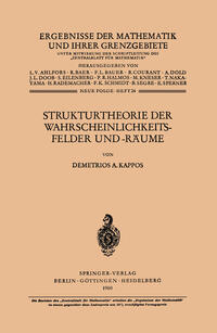 Vorderes Coverbild Strukturtheorie der Wahrscheinlichkeitsfelder und -Räume