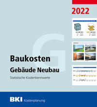 Vorderes Coverbild BKI Baukosten Gebäude Neubau 2022 - Teil 1