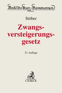 Vorderes Coverbild Zwangsversteigerungsgesetz. ZVG