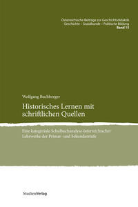 Vorderes Coverbild Historisches Lernen mit schriftlichen Quellen