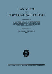 Vorderes Coverbild Handbuch der Individualpsychologie