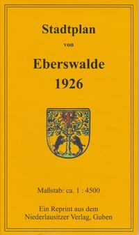 Vorderes Coverbild Stadtplan von Eberswalde 1926