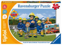 Vorderes Coverbild tiptoi® Puzzle für kleine Entdecker: Feuerwehrmann Sam - 2x24 Teile