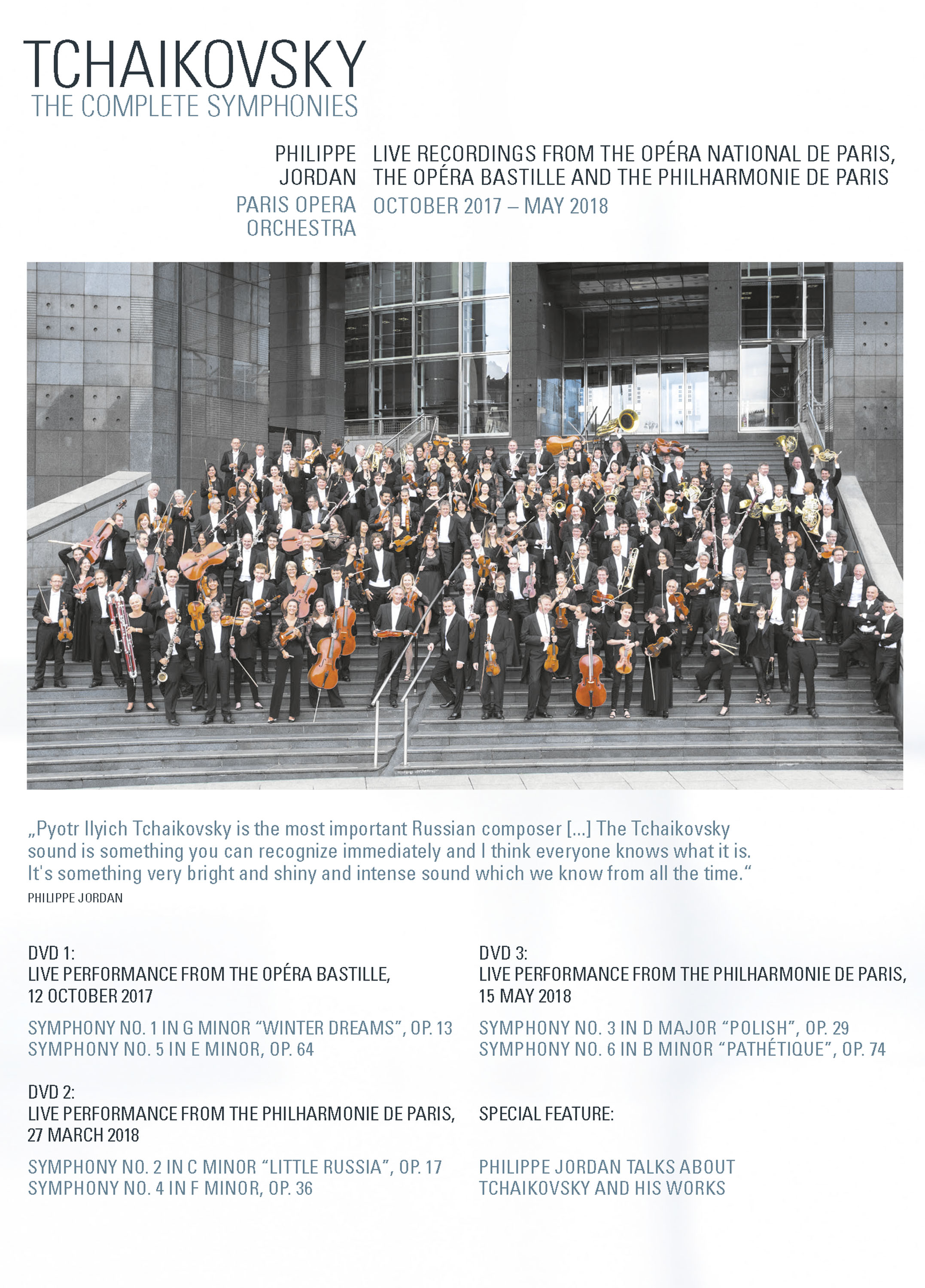Rückseitencover Tchaikovsky