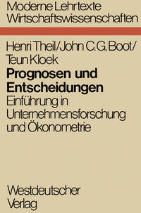 Vorderes Coverbild Prognosen und Entscheidungen