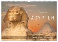 Vorderes Coverbild Faszination Ägypten: Kairo - Luxor - Abu Simbel (Wandkalender 2025 DIN A2 quer), CALVENDO Monatskalender