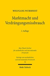 Vorderes Coverbild Marktmacht und Verdrängungsmissbrauch