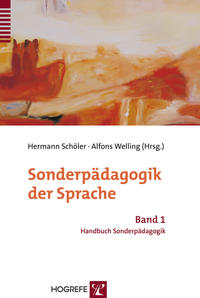 Vorderes Coverbild Sonderpädagogik der Sprache