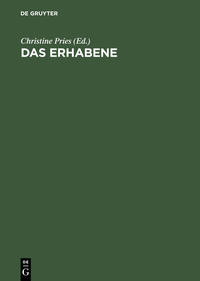 Vorderes Coverbild Das Erhabene