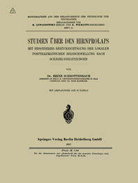 Vorderes Coverbild Studien über den Hirnprolaps