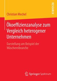 Vorderes Coverbild Ökoeffizienzanalyse zum Vergleich heterogener Unternehmen