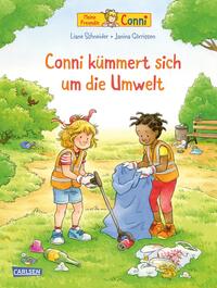 Vorderes Coverbild Conni-Bilderbücher: Conni kümmert sich um die Umwelt