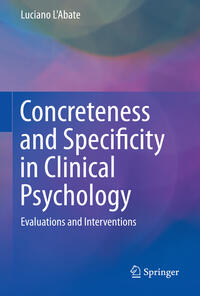 Vorderes Coverbild Concreteness and Specificity in Clinical Psychology