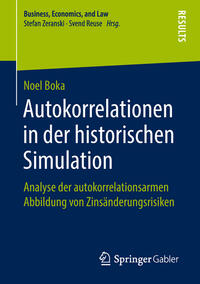 Vorderes Coverbild Autokorrelationen in der historischen Simulation