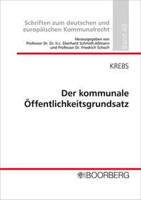 Vorderes Coverbild Der kommunale Öffentlichkeitsgrundsatz