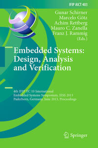 Vorderes Coverbild Embedded Systems: Design, Analysis and Verification