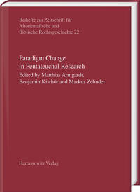 Vorderes Coverbild Paradigm Change in Pentateuchal Research