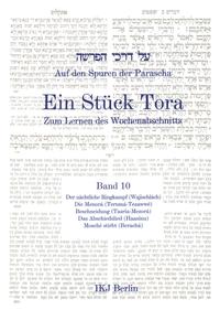 Vorderes Coverbild Auf den Spuren der Parascha. Ein Stück Tora. Zum Lernen des Wochenabschnitts