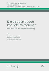 Vorderes Coverbild Klimaklagen gegen Rohstoffunternehmen: