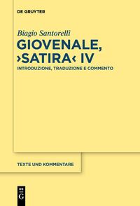 Vorderes Coverbild Giovenale, ›Satira‹ IV
