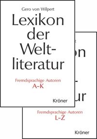 Vorderes Coverbild Lexikon der Weltliteratur - Fremdsprachige Autoren