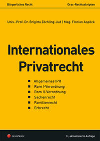 Vorderes Coverbild Internationales Privatrecht