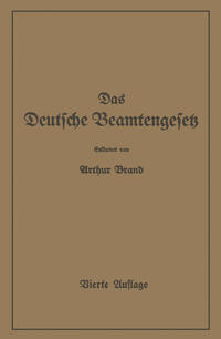Vorderes Coverbild Das Deutsche Beamtengesetz (DBG)