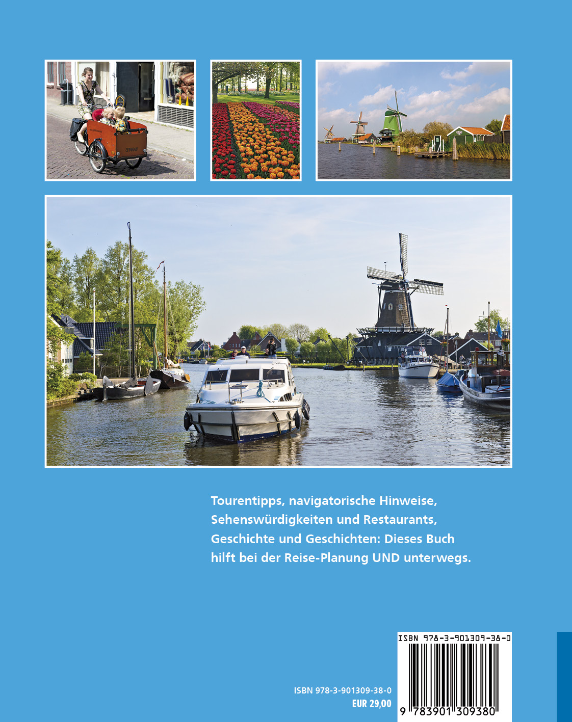 Rückseitencover Mit dem Hausboot durch Holland