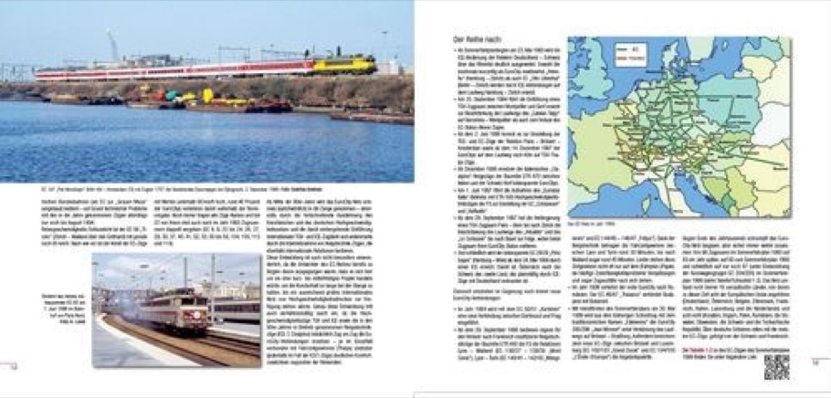 Beispielinhalt (Bild) Die EuroCity-Züge