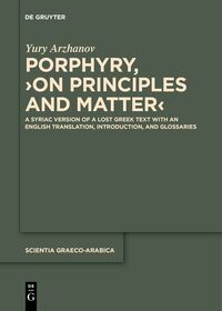 Vorderes Coverbild Porphyry, ›On Principles and Matter‹