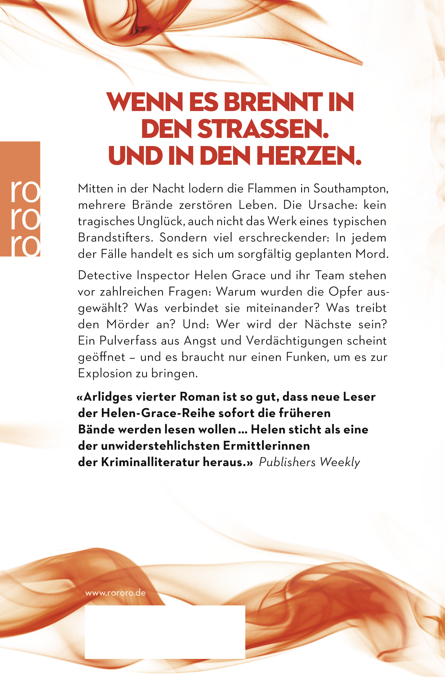 Rückseitencover D.I. Helen Grace: In Flammen