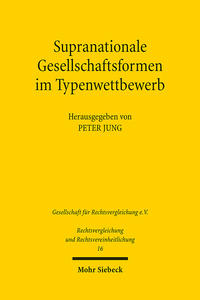 Vorderes Coverbild Supranationale Gesellschaftsformen im Typenwettbewerb