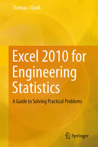 Vorderes Coverbild Excel 2010 for Engineering Statistics
