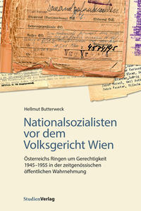 Vorderes Coverbild Nationalsozialisten vor dem Volksgericht Wien