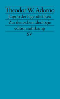 Vorderes Coverbild Jargon der Eigentlichkeit