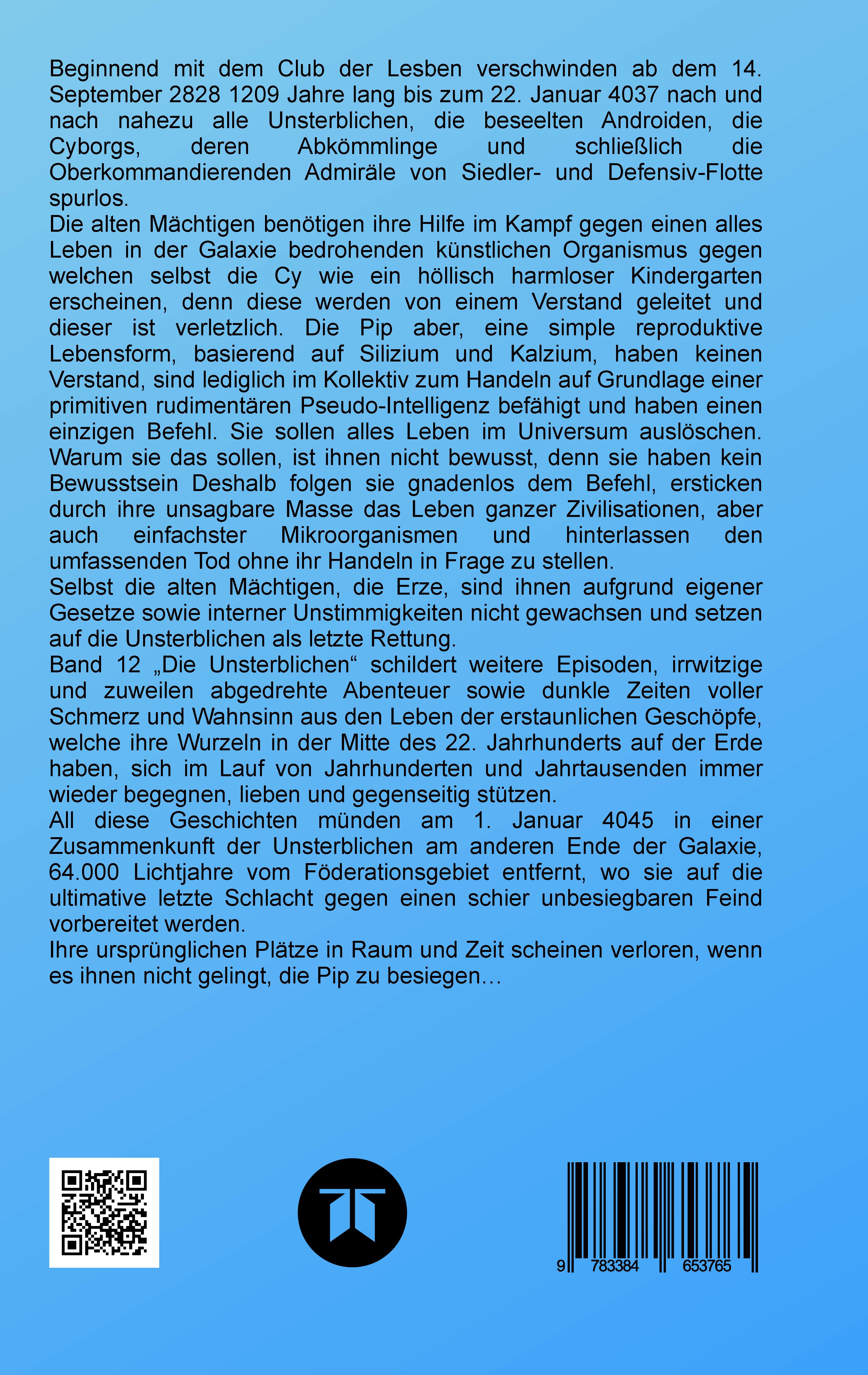 Rückseitencover Die Unsterblichen