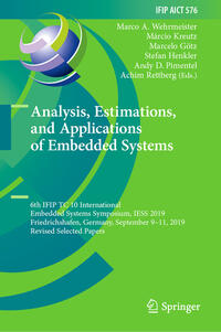 Vorderes Coverbild Analysis, Estimations, and Applications of Embedded Systems