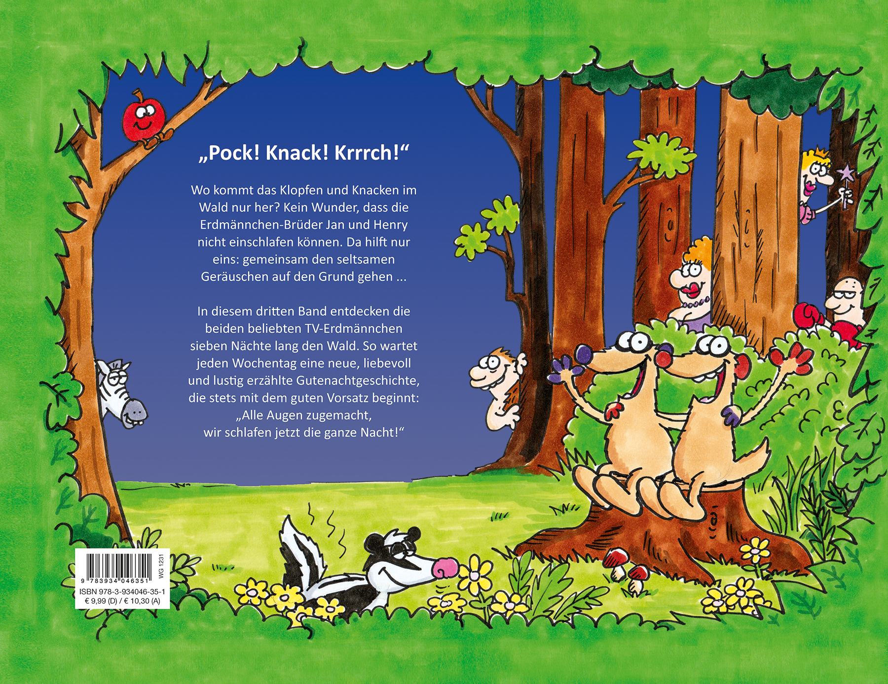 Rückseitencover Jan & Henry - Abenteuer im Wald
