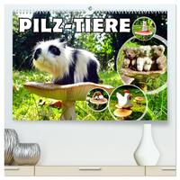 Vorderes Coverbild Pilz-Tiere (hochwertiger Premium Wandkalender 2025 DIN A2 quer), Kunstdruck in Hochglanz