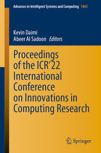 Vorderes Coverbild Proceedings of the ICR’22 International Conference on Innovations in Computing Research